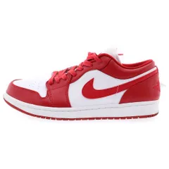 NIKE (ナイキ) AIR JORDAN 1 LOW 553558-611 エアジョーダン1 ジムレッド ローカットスニーカー ホワイト/レッド US10/28.0cm