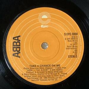 Take A Chance On Me UK Orig 7