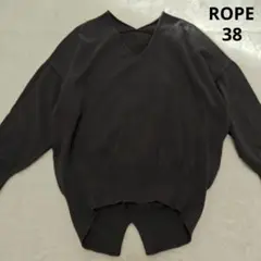 ROPE　ロペ　Vネックカットソー　ボリューム　38