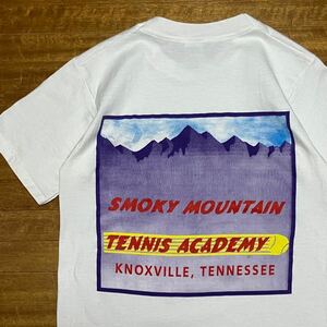 スモーキーマウンテン SMOKYMOUNTAIN フルーツオブザルーム バックプリント Tシャツ Sサイズ テニス アカデミー USA古着