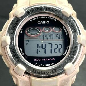 カシオ CASIO 腕時計 Baby-G ベビージー BGR-3000CB-4JF アナログ デジタル ソーラー電波 カレンダー Cherry Blossom ラウンド