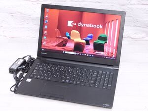 Bランク 東芝 dynabook B65/M 第8世代 i3 8130U 新品SSD256GB メモリ8GB HD液晶 DVDROM Win11