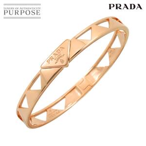 プラダ PRADA エターナル ゴールド カットアウト バングル M 17.0cm K18 PG 750 ブレスレット Eternal Gold Bracelet 90254296