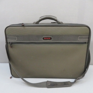 M451★Samsonite サムソナイト　ショルダー付ビジネスバッグ　グレー★A