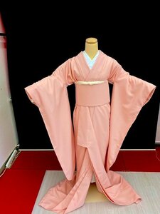 ☆新品☆３番☆シック系ピンク☆色掛下・帯セット☆作り帯の仕様に変更も可能☆ご希望の色の色掛下の作成も可能です【納期：約2か月前後