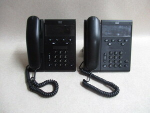 Ω保証有 ZK3 3882) CP-6911 2台 CP-6911-CL-K9V01 Cisco Unified IP Phone スタンダード ハンドセット モデル 領収書発行可能 同梱可