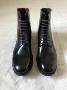 【新品】希少 未使用 m_moriabc メモリア bb_TRe 9 hole boots 41 Horween genuine shell cordovan CDIEM カルペディエム LMアルティエリ