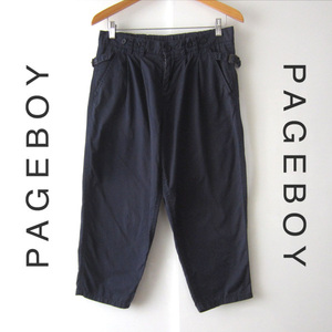 美品　PAGEBOY／ページボーイ★　サスペンダーボタン付き　クロップドパンツ