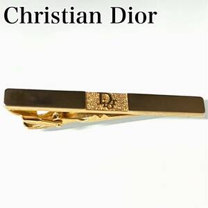 Christian Dior クリスチャンディオール ネクタイピン トロッター ロゴ 刻印 バネ ヴィンテージ ゴールド 金 結婚式 ビジネス スーツ