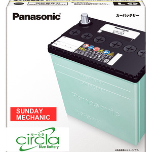 パナソニック サークラ ケイ バッテリー 46B19LCR プレオネスタ H13.10～H21 RA1 38B20L 装着車用 Panasonic circla kei