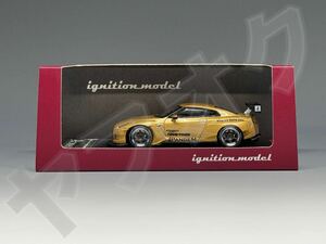 【込】 IG 1/64 PANDEM R35 GT-R ゴールド 1744 パンデム ニッサン Ignition model イグニッションモデル