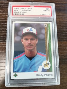 【グレーディング PSA９MINT】1989 UPPER DECK ランディ・ジョンソン RANDY JOHNSON ルーキーカード RC ROOKIE