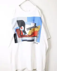 picasso 80s Tシャツ USA製　静物とギター