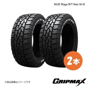 GRIPMAX/グリップマックス MUD Rage R/T Max M+S タイヤ 2本 LT285/50R20 119/116Q RWL レイズドホワイトレター 6972435762294