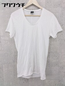 ◇ wjk ダブルジェイケイ 半袖 Tシャツ カットソー サイズL ホワイト レディース