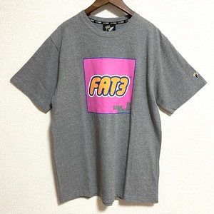 #snc エフエーティー FAT Tシャツ FATサイズ グレー 半袖 タグ付き 新品同様 メンズ [772799]