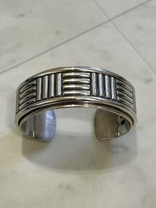 CODY SANDERSON コディサンダーソン【Extra Heavy Log Cabin Cuff Bracelet】シルバー バングル ブレスレット