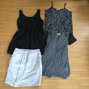 ☆レディース Sサイズ ブランド服まとめ売り☆ZARA エゴイスト ワンピース スパイラルガール☆Tシャツ ノースリーブ タイトスカート ☆