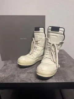 リックオウエンス　ジオバスケット ホワイト　41 Rick Owens