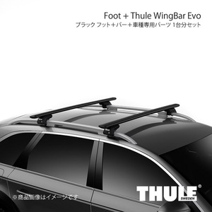 THULE スーリー エヴォフラッシュレール+ウイングバーエヴォ+取付キット CADILLAC ESCALADE 7106+7114B+6117