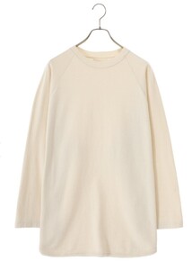 blurhms C/SILK Nep Baseball Raglan Tee size 2《ブラームス》コットン/シルク ネップ ベースボール ラグラン Tシャツ