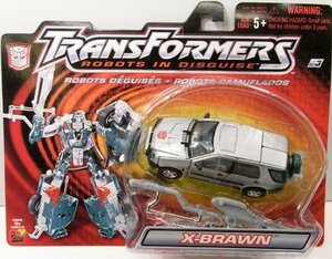 【中古】 トランスフォーマー [ロボット イン ディスガイズ] [デラックス クラス] Xブローン [銀]