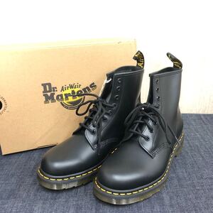 箱付き★【Dr.Martens】ドクターマーチン★レースアップブーツ UK7 ブラック 11822006 1460 スムース 01