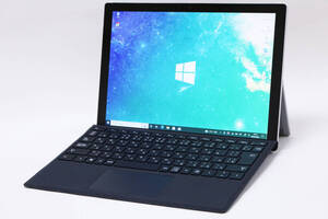 即配 バッテリー良 キーボード付 省電力モデル タブレットPC Surface Pro 5 m3-7Y30 4G NVMeSSD128G 12.3PixelSense 顔認証 Win10リカバリ