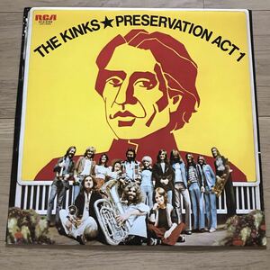 LP　国内盤　 Kinks　Preservation Act 1　キンクス　プリザヴェイション第一幕　RCA-6184