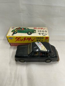 【中古傷汚れ有】ダットサン DATSUN 1000 セダン 黒 おもちゃ 昭和レトロ ビンテージ 自動車 ビーシー バンダイ あかばこ モデルトーイ