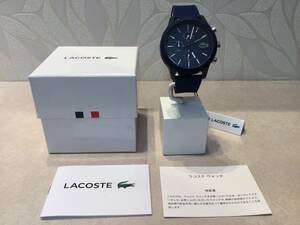 【新品】LACOSTE ラコステ メンズ腕時計 LC.79.1.47.2879 クロノグラフ ネイビー☆未使用