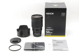 【ランクＡ】 ニコン Nikon NIKKOR Z 50mm F1.2 S 保証書・元箱付き（#754）