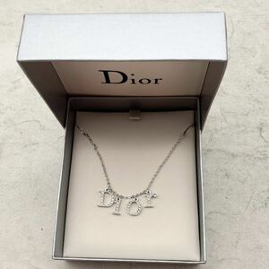 FN12471K【1000円スタート!!】Dior ディオール ラインストーン 4連 ネックレス レディース アクセサリー