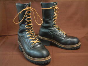 廃盤! 1993年生産 6 1/2D 2210 PT91 プリント羽タグ Red Wing Shoes Logger Boots Made in USA November 1993 /検2218 699 ビブラム