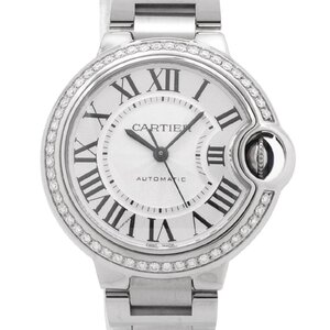 カルティエ Cartier バロン ブルー ドゥ カルティエ W4BB0016 Cartier Ballon Blanc de Cartier 自動巻き 腕時計 レディース シルバー