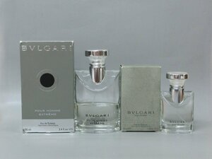 BVLGARI 2点セット pour Homme ブルガリ プールオム 30ml ほぼ満タン POUR HOMME EXTREME プールオム エクストリーム 100ml 残量約5割