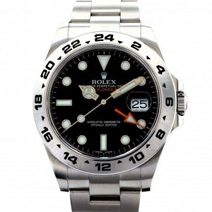 ロレックス ROLEX エクスプローラー II 216570 ブラック文字盤 中古 腕時計 メンズ