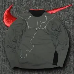 00s NIKE サイクルトラックジャケット 異素材 エンボス生地 ツートーン