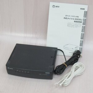 ▲NTT INSメイトV-30DSU ISDN ターミナルアダプタ 取説付き 保証有 ZU1 16176#