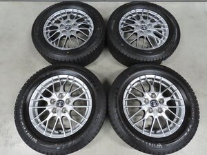 WM03 トヨタ ノア ヴォクシー 純正 BBS 205/60R16 ZRR80 ダンロップ ウインターマックス 6J +50 PCD114.3 5穴 鍛造 超バリ溝スタッドレス