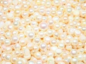 6111[A]◆真珠 パール◆まとめ売り♪総重量:約500g/中粒 小粒/ホワイト系 クリーム系等/アクセサリーパーツ
