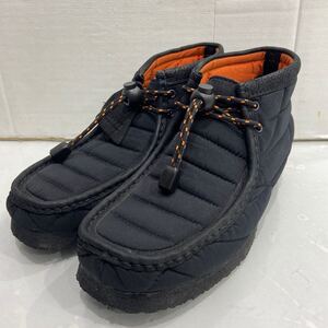 【Clarks クラークス】ブーツ WALLABEE BOOT 27.5cm ブラック ナイロン 2404oki h