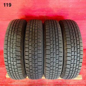 DUNLOP WINTERMAXX WM01 145/80R13 国産 2019年式　パンク修理なし ビード切れなし 汚れあり スタッドレス 4本セット