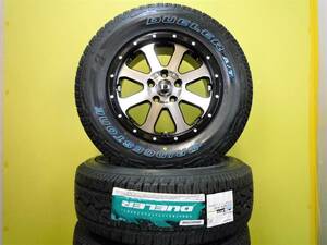 S2535 新品 スカーラ 黒 ブラック ポリッシュ 225/70R16 BS ブリヂストン デューラー A/T 001 AT ホワイトレター デリカ D5 D:5 CX-5 RAV4