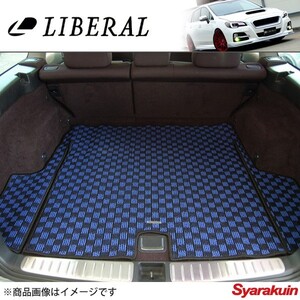 LIBERAL/リベラル カーゴマット ブルー×ブラック スバル/SUBARU レガシィツーリングワゴン BP5/BP9/BPE -