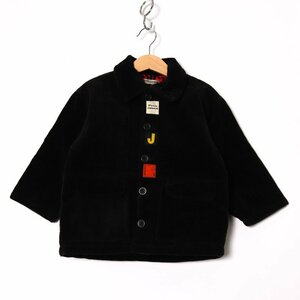 ジュンココシノ ジャケットコート コーデュロイ ジャンパー アウター ベビー 男の子用 90サイズ ブラック JUNKO KOSHINO