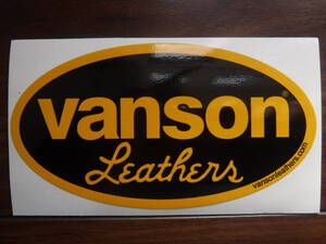 ◆新品U.S.限定バンソン・レザース【Vanson Leathers】本物BIGオーバルSTICKER限定◆送料230円～