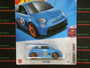 即決☆☆FIAT 500e フィアット 500e COMPAKT KINGS ホットウィール Hot Wheels☆4G