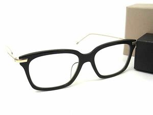 1円 ■極美品■ THOM BROWNE トム ブラウン TB-701-A-BLK-GLD-53 53□17-150 メガネ 眼鏡 レディース メンズ ブラック系 FD9604