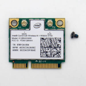 Wi-Fiカード 無線LANカード Intel Centrino Wireless-N + WiMAX 6150 612BNXHMW 【動作確認済み】 修理部品 交換部品 SONY VAIO VPCSE29FJ